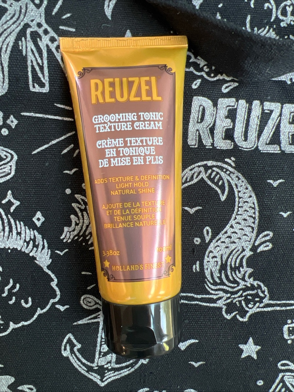 NEW Reuzel Grooming Tonic Texture Cream for men + reusable Reuzel tote bag